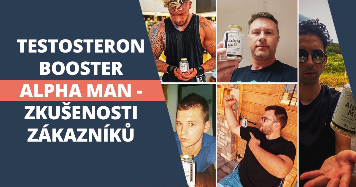 Testosteron booster Alpha Man - recenze uživatelů